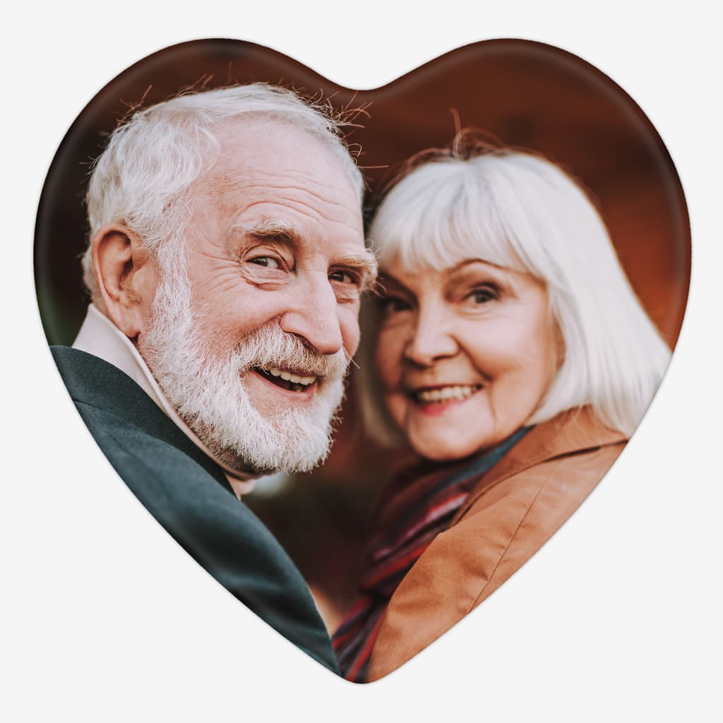 Fotoceramică funerară personalizată - Inimioară